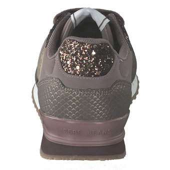 Pepe Jeans London Queen Sneaker in beige
