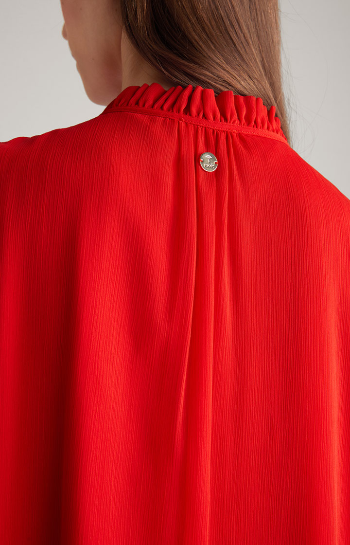 Chiffon-Kleid in Rot