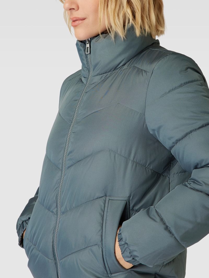 Steppjacke mit Reißverschlusstaschen Modell 'LIGA' in graphit