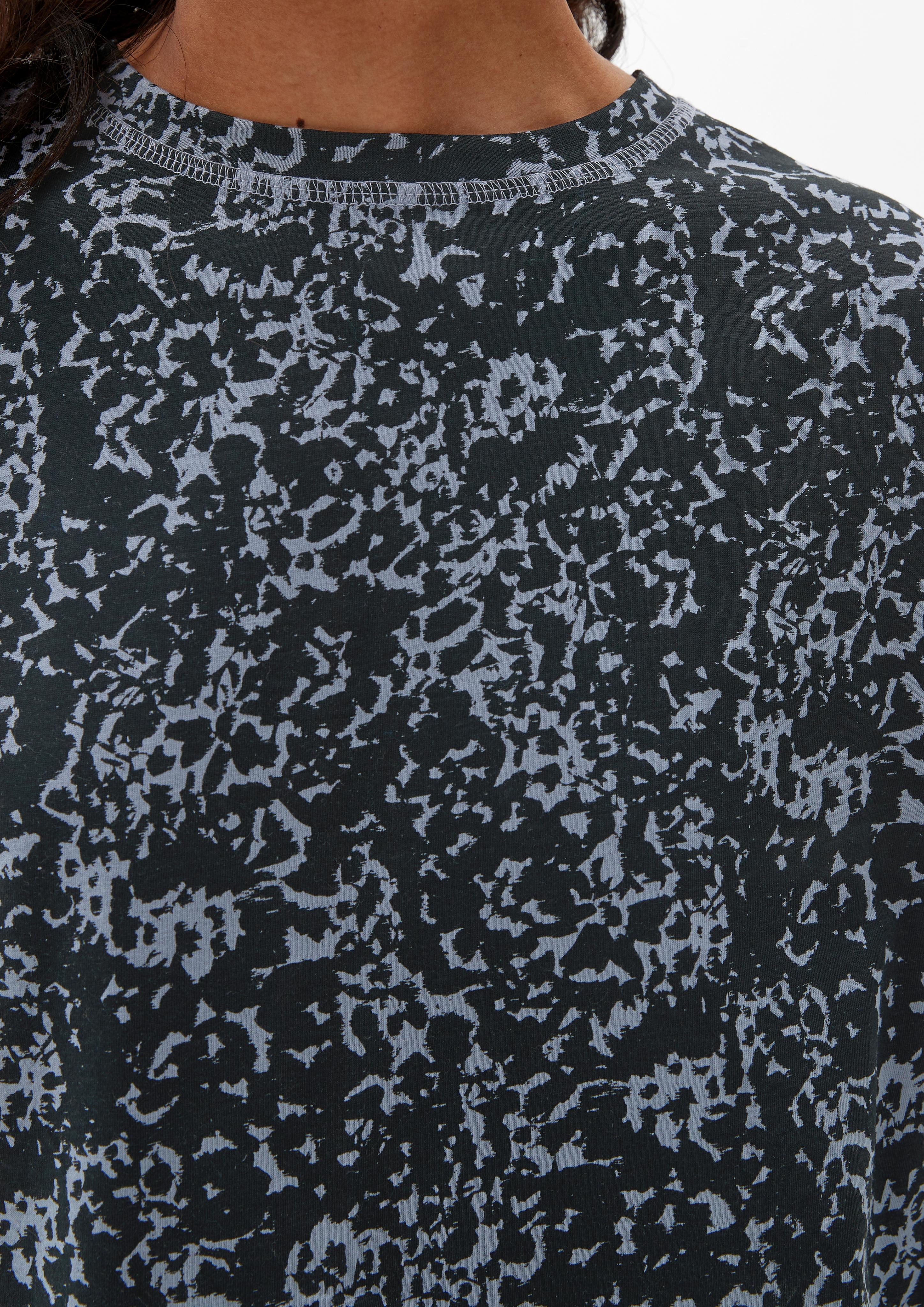Kurzes T-Shirt mit Alloverprint  2119882-52A3