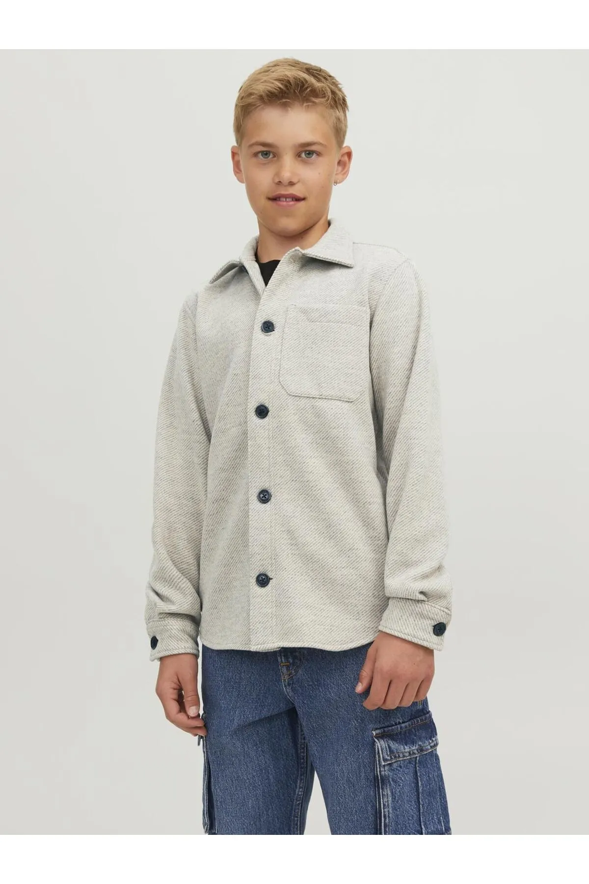 Jack & Jones Junior  Overshirt Boys meliertes