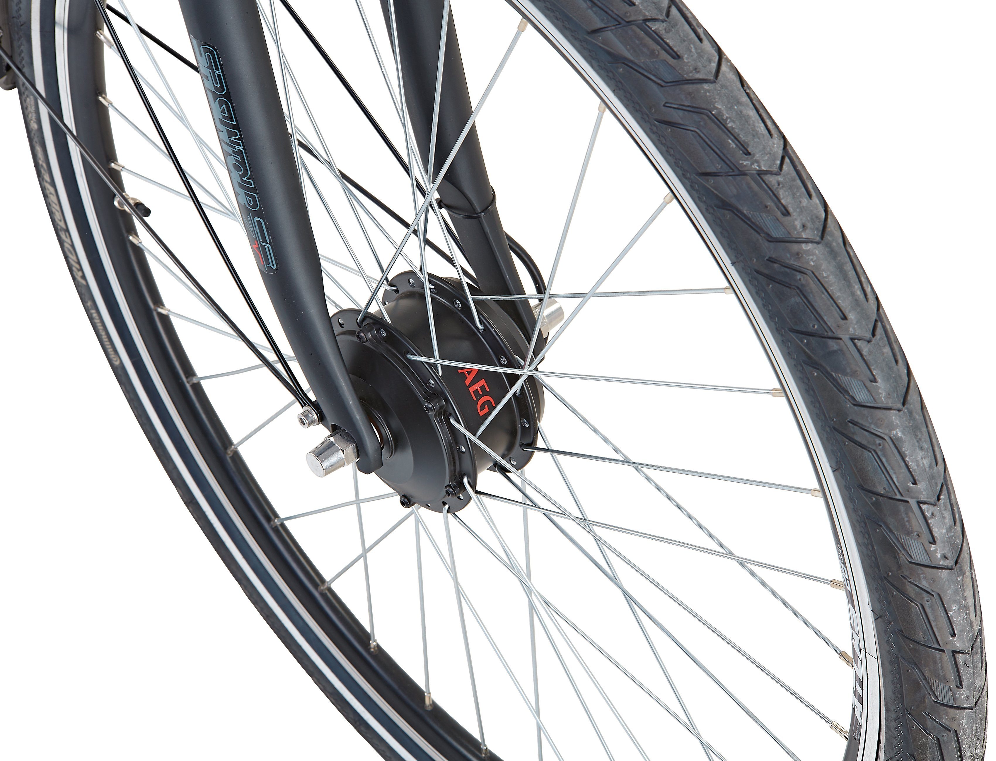 Prophete E-Bike Prophete Geniesser 22.EMC.30, 7 Gang Shimano Nexus Schaltwerk, Nabenschaltung, Frontmotor, 461 Wh Akku