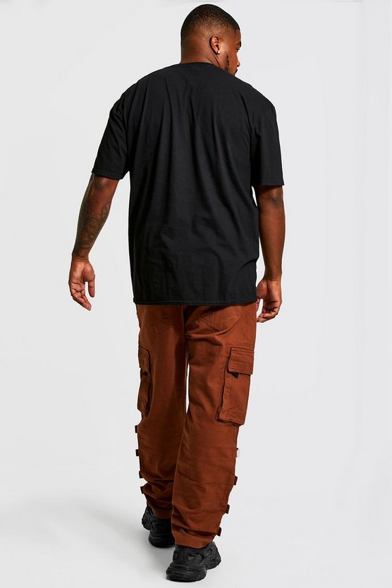 Plus T-Shirt mit Teddy Skelett-Print