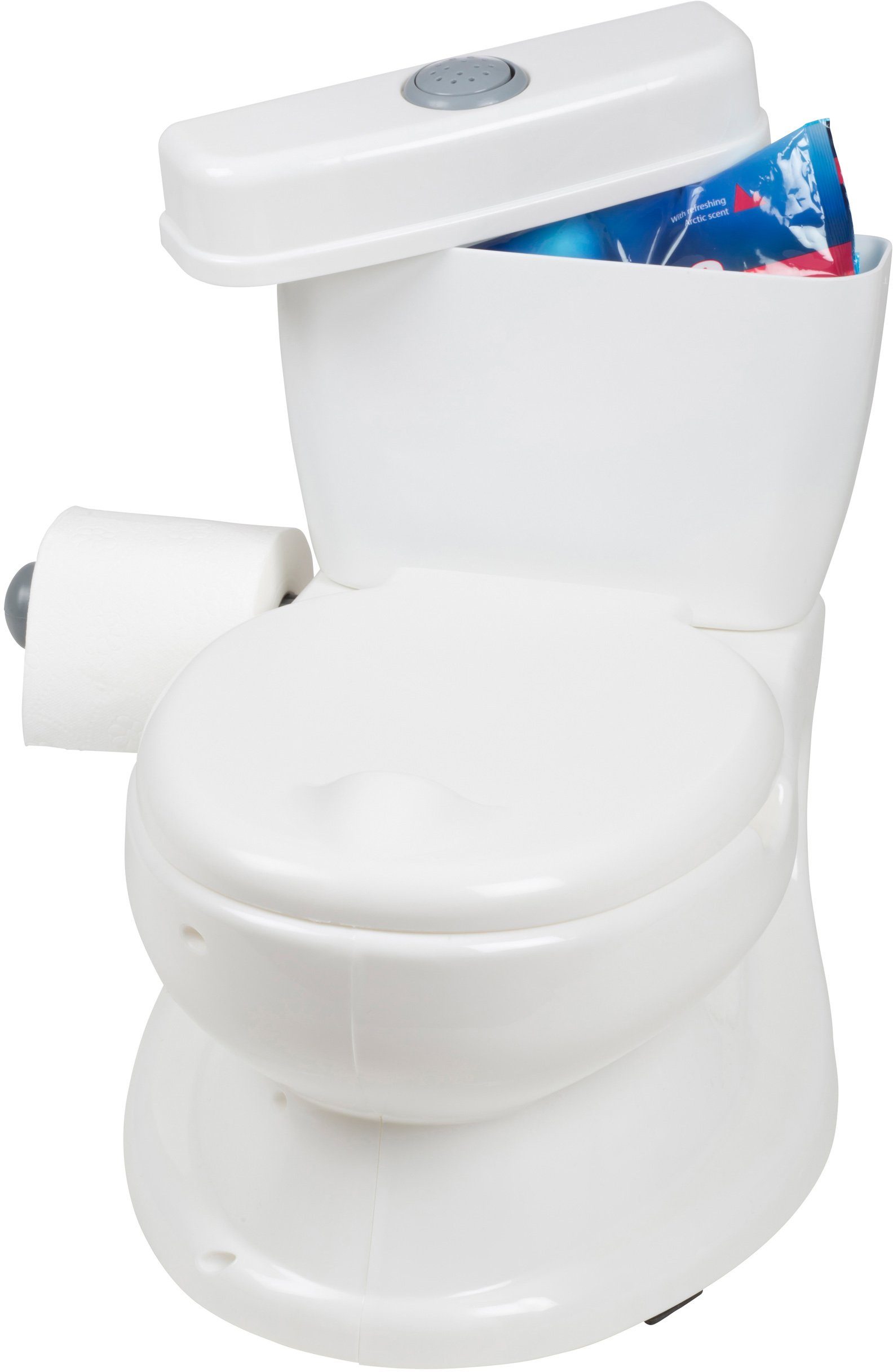 BabyGo Toilettentrainer Baby Potty, weiß, pädagogoisches Töpfchen