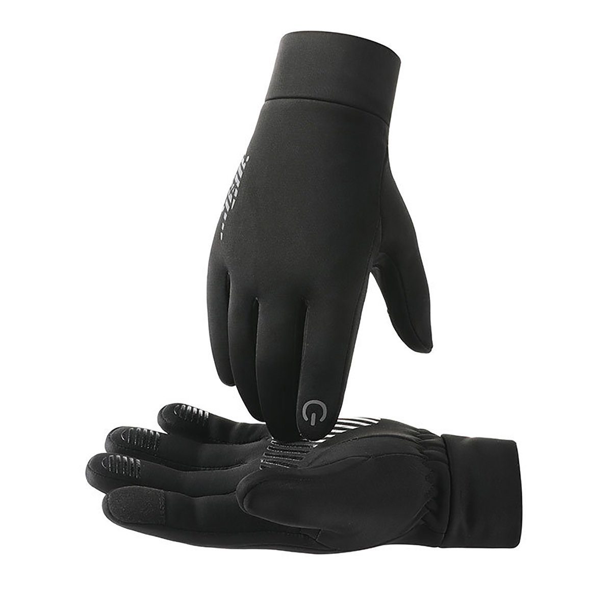 Alster Herz Fahrradhandschuhe Fahrradhandschuhe Winter Thermo-Handschuhe Herren Damen A0512 Anti-Rutsch Winddicht