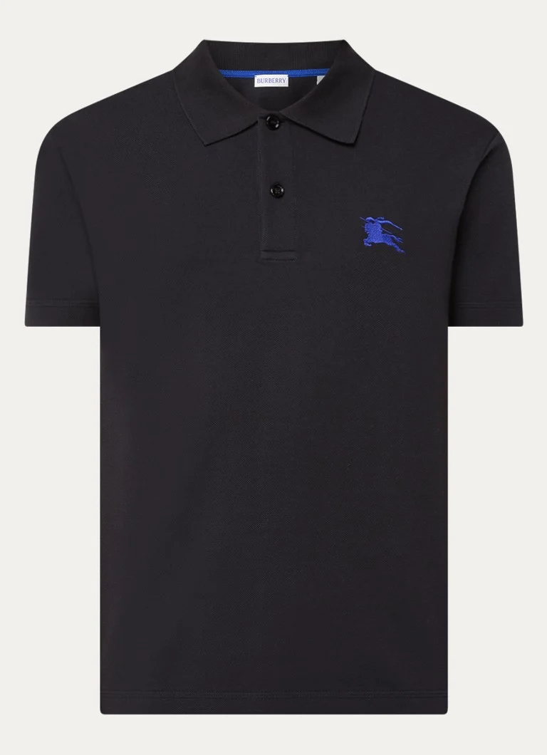 Burberry Regular fit polo krekls no pikē kokvilnas ar izšuvumu no logotipa