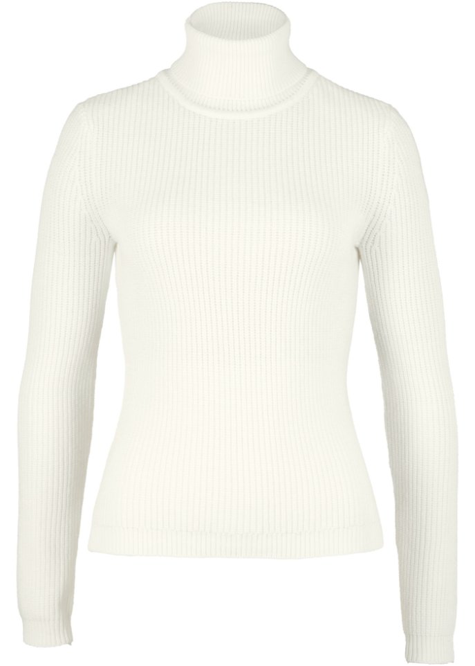 Rollkragenpullover, eng anliegend