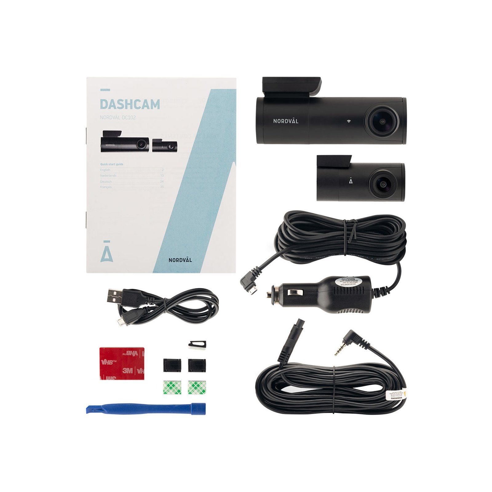 Nordväl Nordväl DC102 32GB 2CH Dashcam + Heckkamera, 2K mi Dashcam