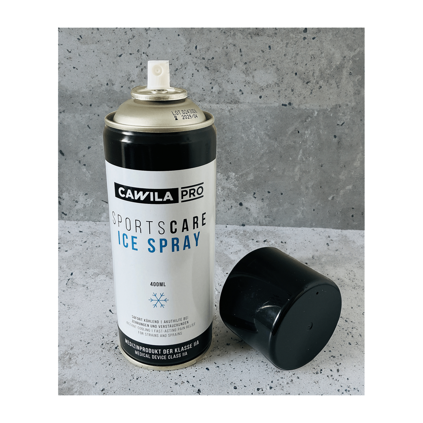Cawila PRO SportsCARE Ice Spray | 400ml | 6er Set Trainingszubehör Weiss