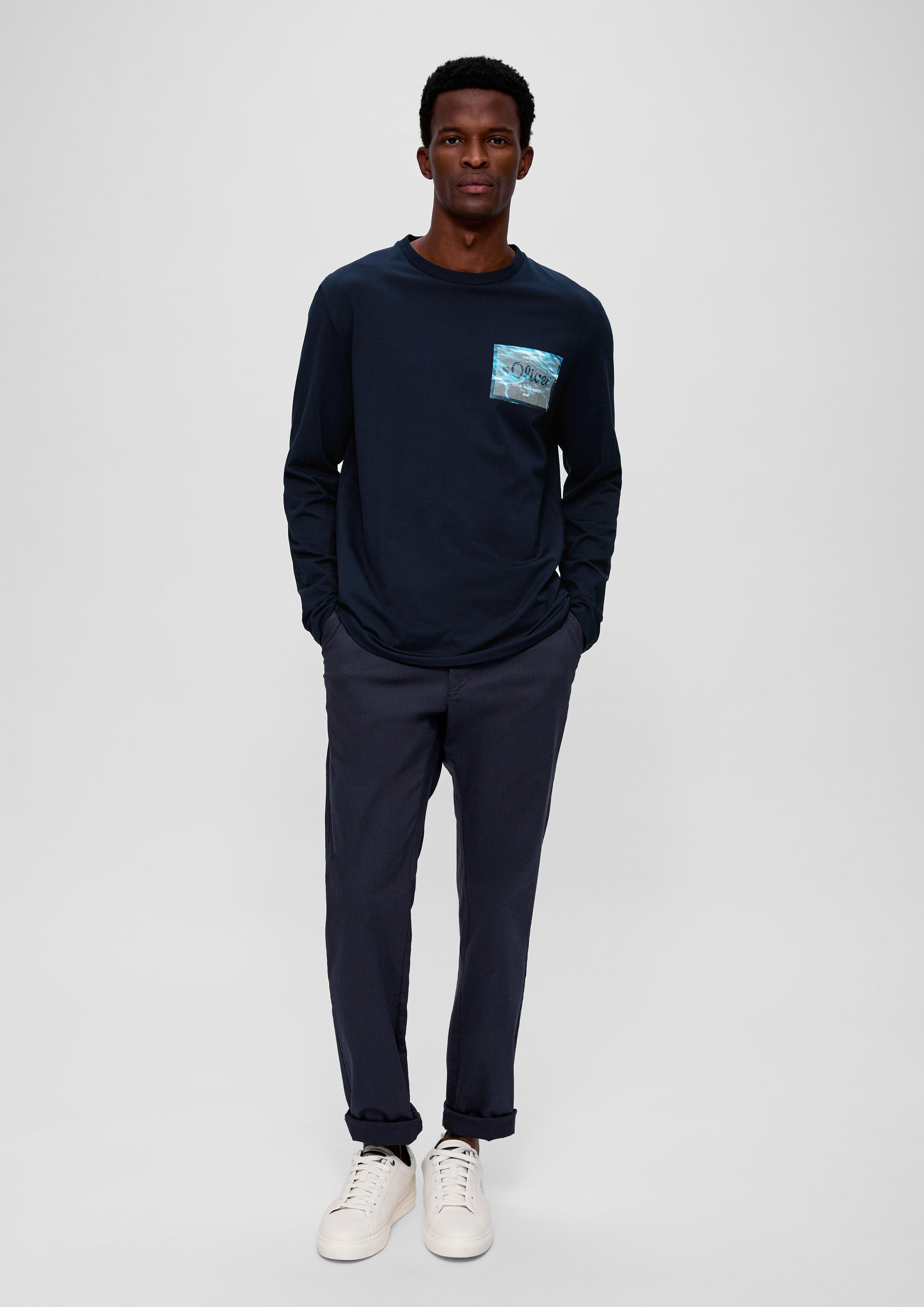 Longsleeve aus Baumwollstretch  2135693-59D1