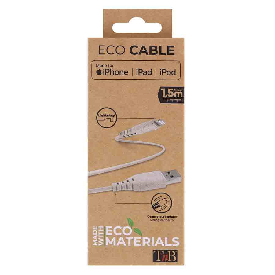 USB-Lightning-Kabel 2.0, Eco, 1,5 m, von t'nb - ATU