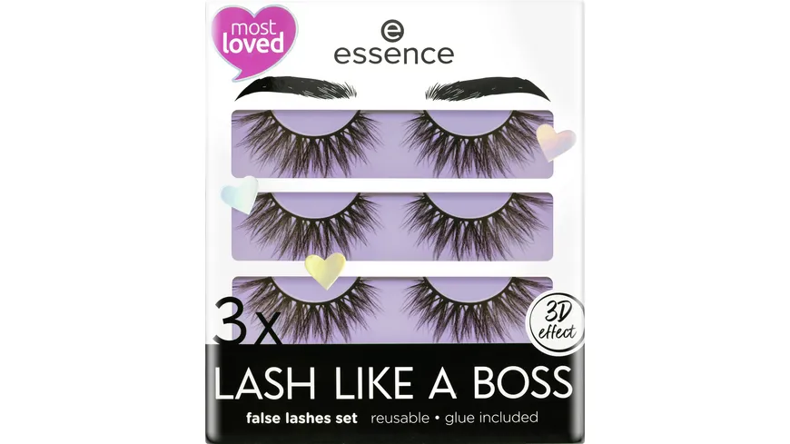 essence 3x LASH LIKE A BOSS false lashes set