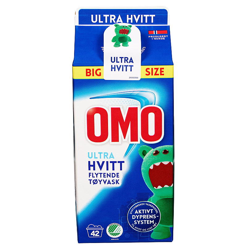 Omo Omo Ultra Hvitt 1,5 l kartong