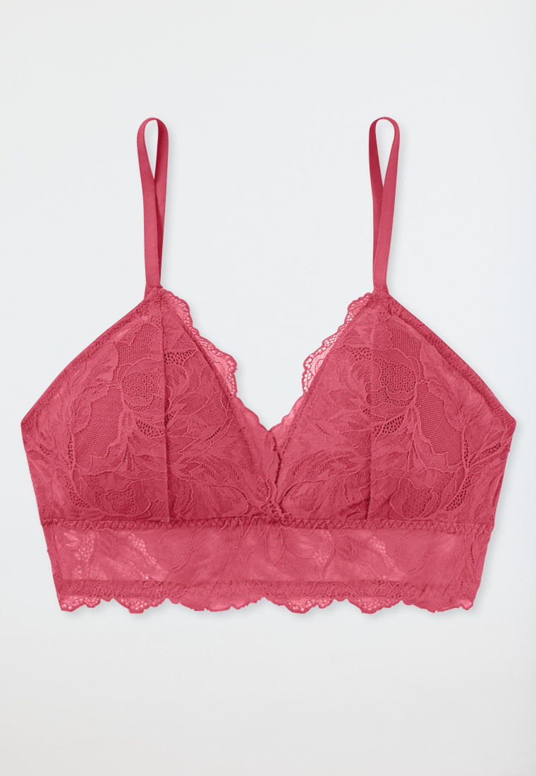 Bustier herausnehmbare Pads pink - Modal & Lace