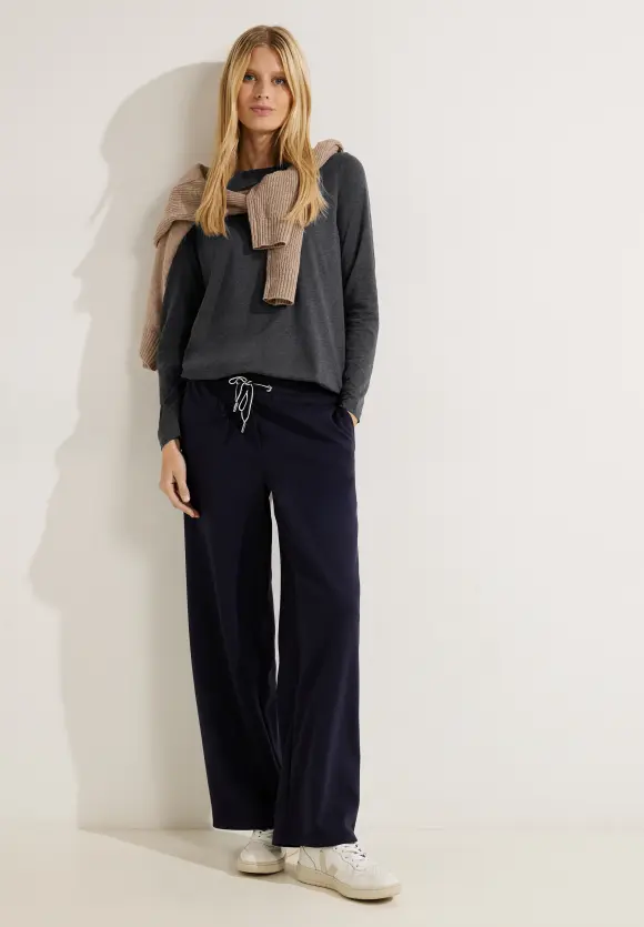 CECIL Langarmshirt mit Gummibund