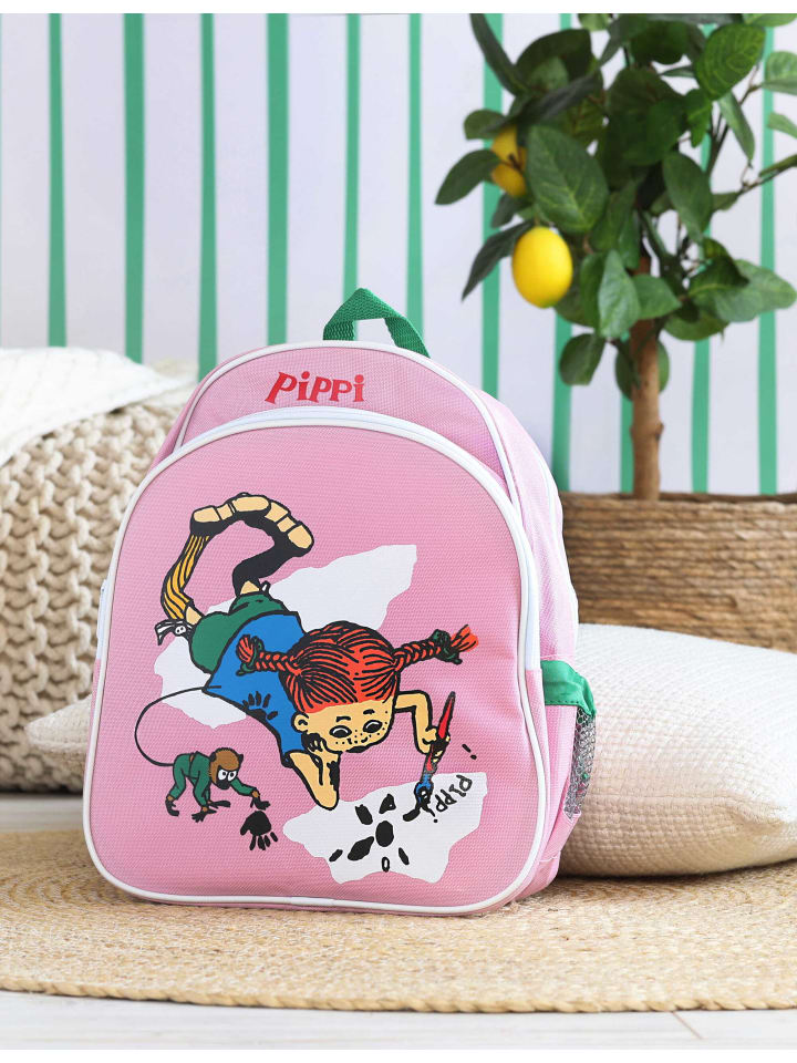 Pippi Langstrumpf Rucksack Pippi Langstrumpf in rosa günstig kaufen onesize