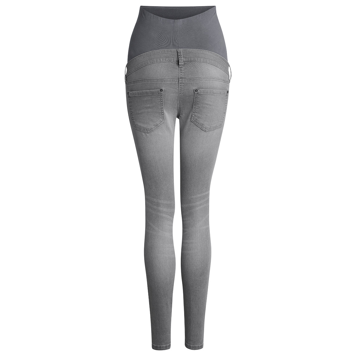 Damen Umstands-Jeggings in Hellgrau