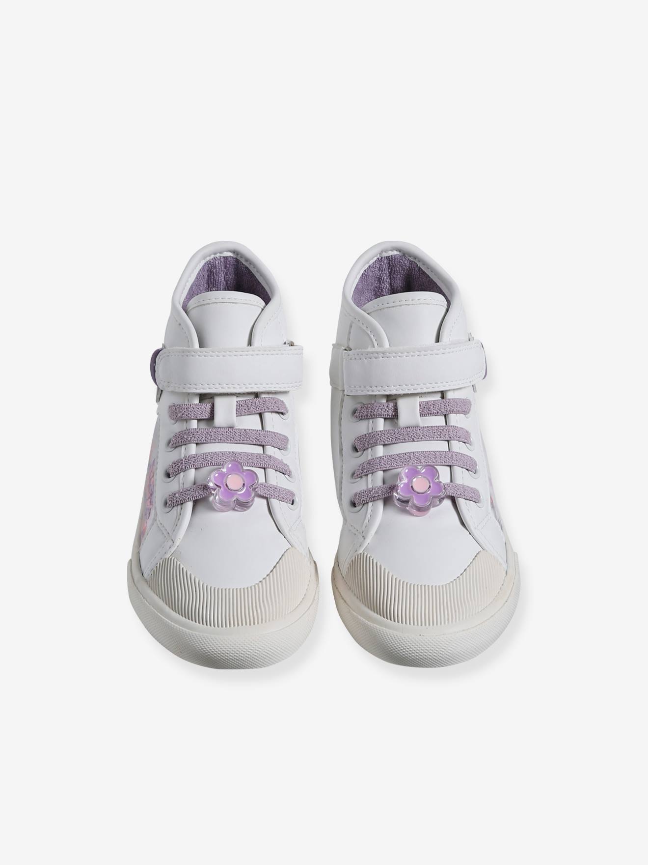 Vertbaudet Mädchen Sneakers mit Anziehtrick - weiß