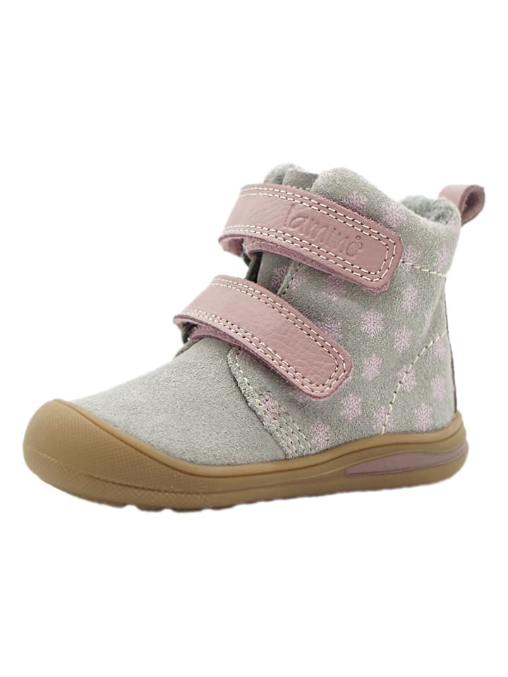 lamino Leder-Boots in Grau günstig kaufen