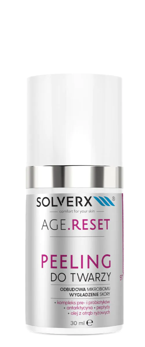 „Solverx Age Reset“ mikrobiomo atstatomasis pilingas