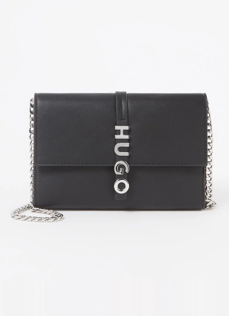 HUGO BOSS Mel clutch torbica s logotipom i odvojivim remenom za rame