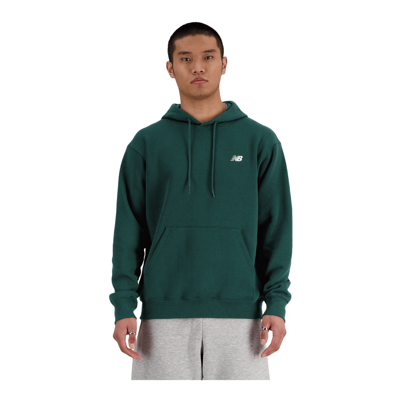 New Balance Sport Essentials Fleece Hoody Grün FNWG