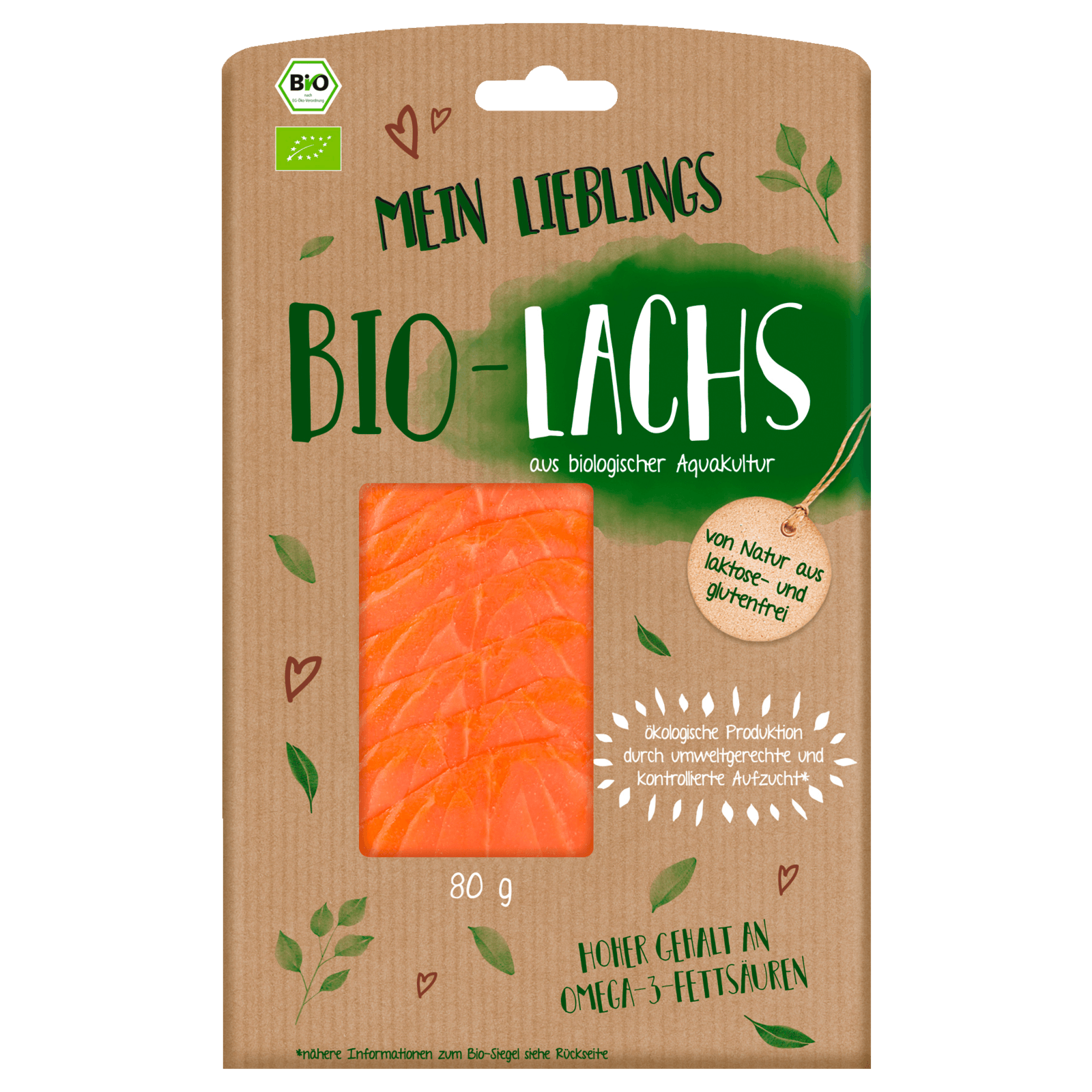 Mein Lieblings Bio-Lachs 80g