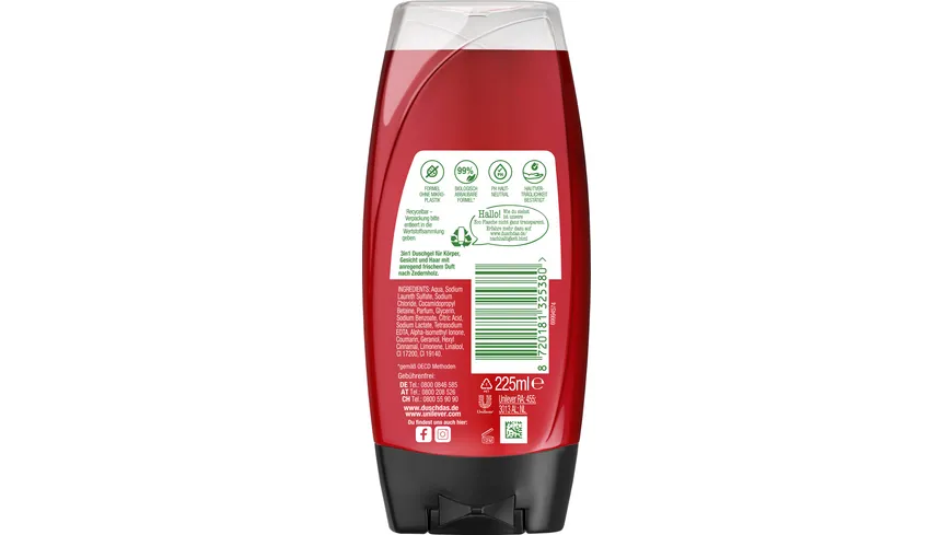 Duschdas Duschgel Noire 225 ml