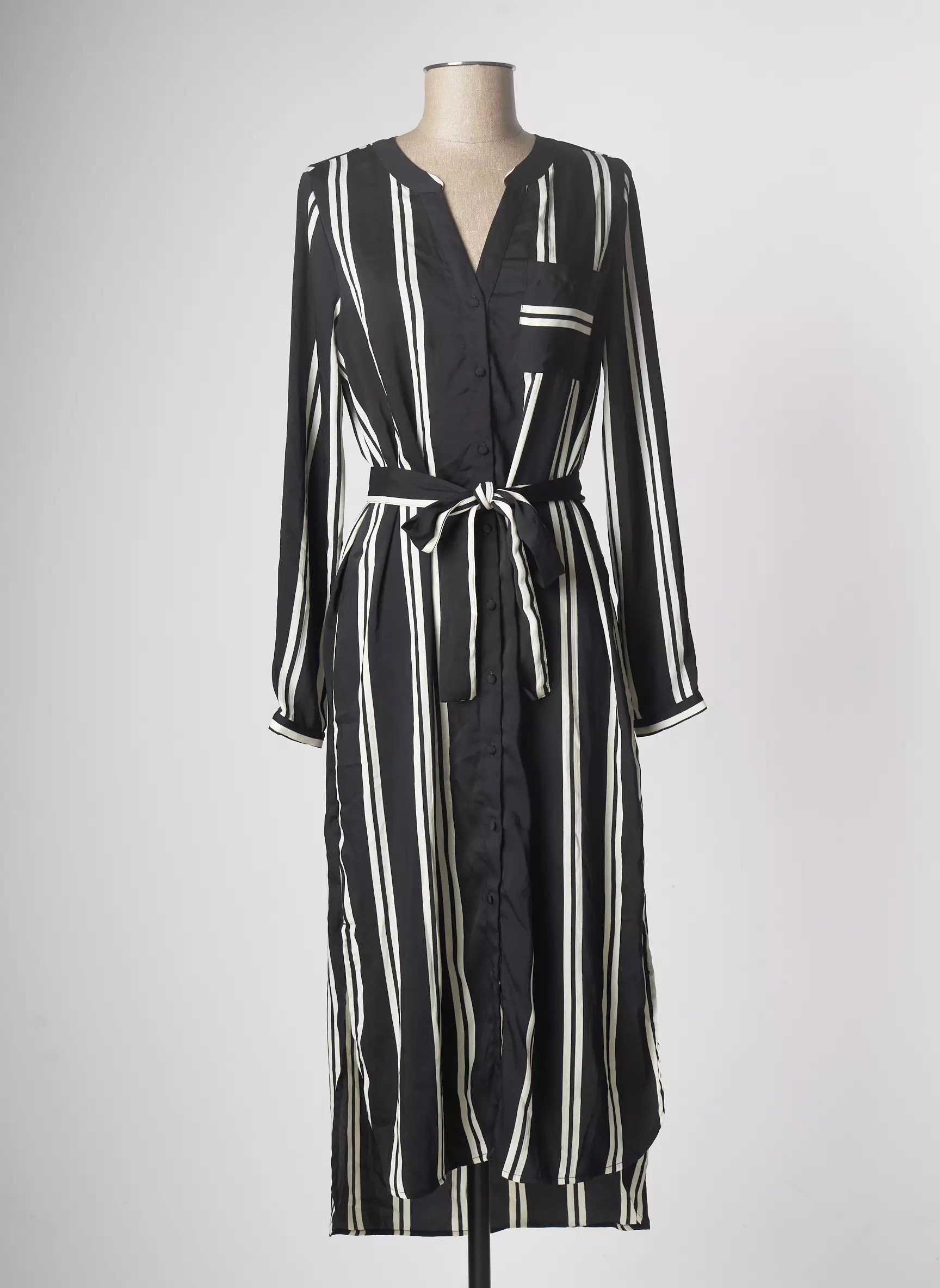 Vero Moda Robes Mi Longues Femme couleur noir