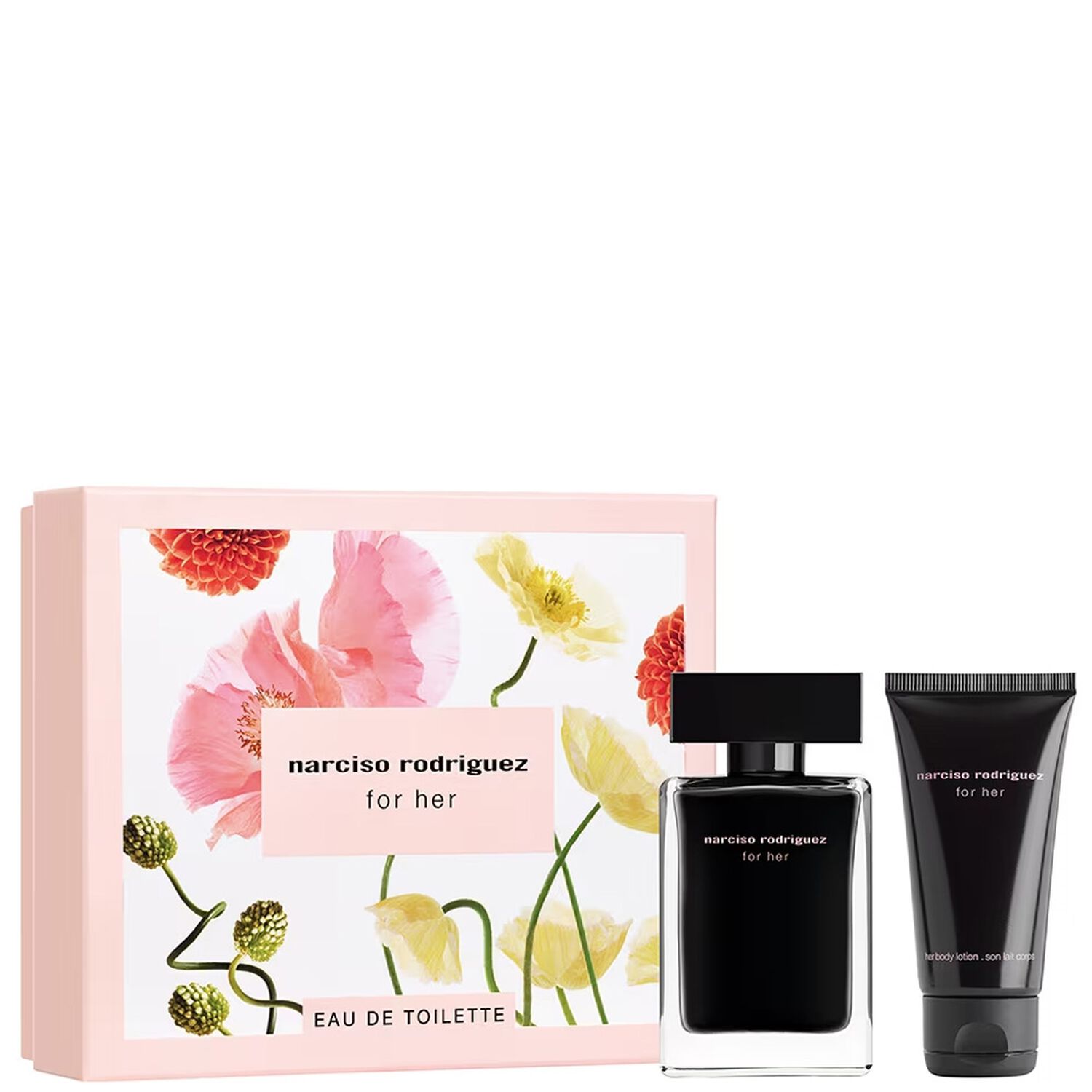 Narciso Rodriguez For Her Coffret Eau De Toilette 50 ml + Lait Corps 50 ml