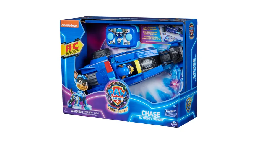 Paw Patrol: Der Mighty Kinofilm, ferngesteuertes Polizeiauto mit Chase im Fahrersitz