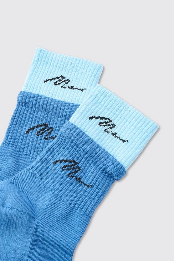 Doppellagige Man Signature Sport-Socken