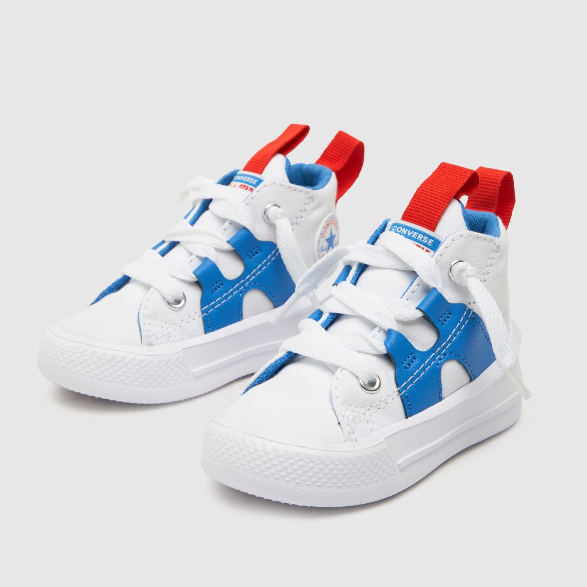 Converse beli in modri superge All Star Ultra za fante z malčkom