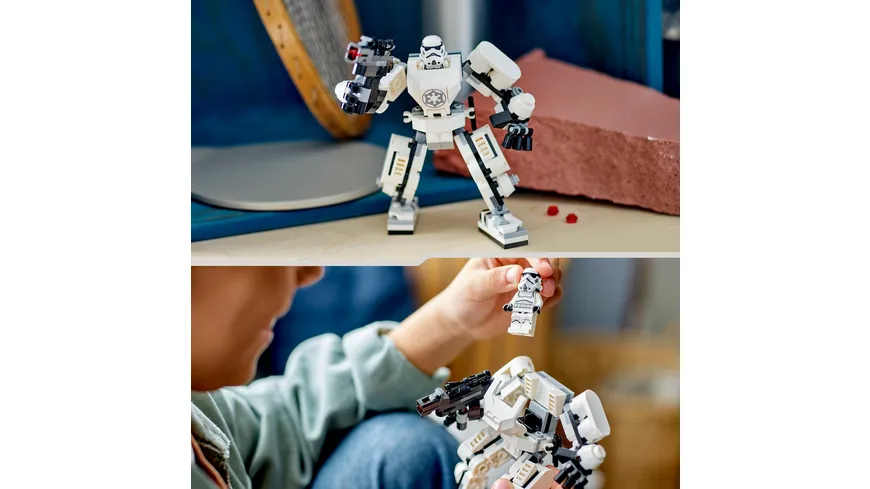 LEGO Star Wars 75370 Sturmtruppler Mech Set, Actionfigur zum Bauen