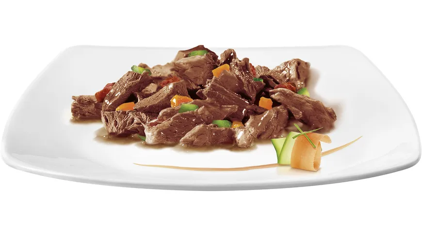 PURINA GOURMET A la Carte mit Rind an erlesenem Sommergemüse 85 g