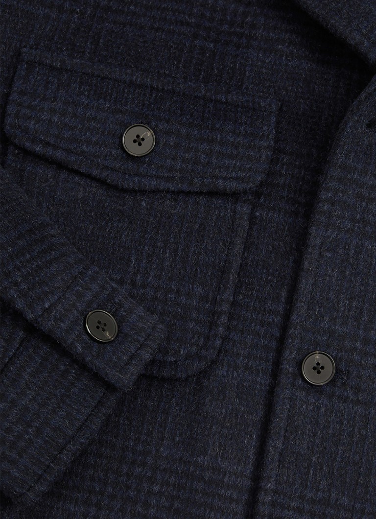 Camicia-giacca in lana Reiss Pernix dalla vestibilità classica