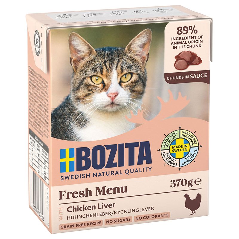 Sparpaket Bozita Tetra Häppchen in Soße 24 x 370 g