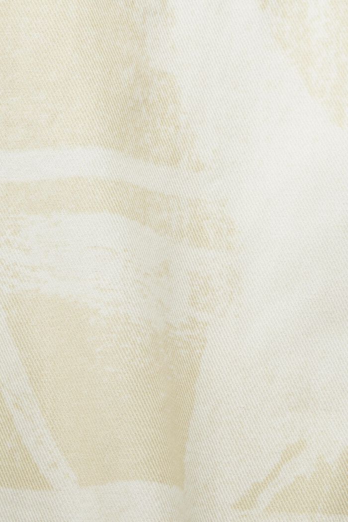Gemusterte Cargohose mit geradem Bein