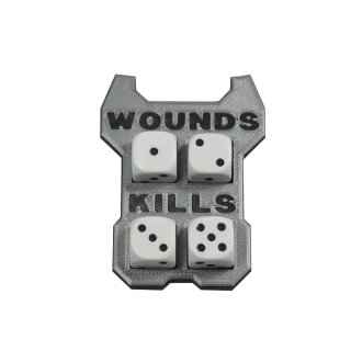 Chaos Knight Pro Token (Wounds & Kills)