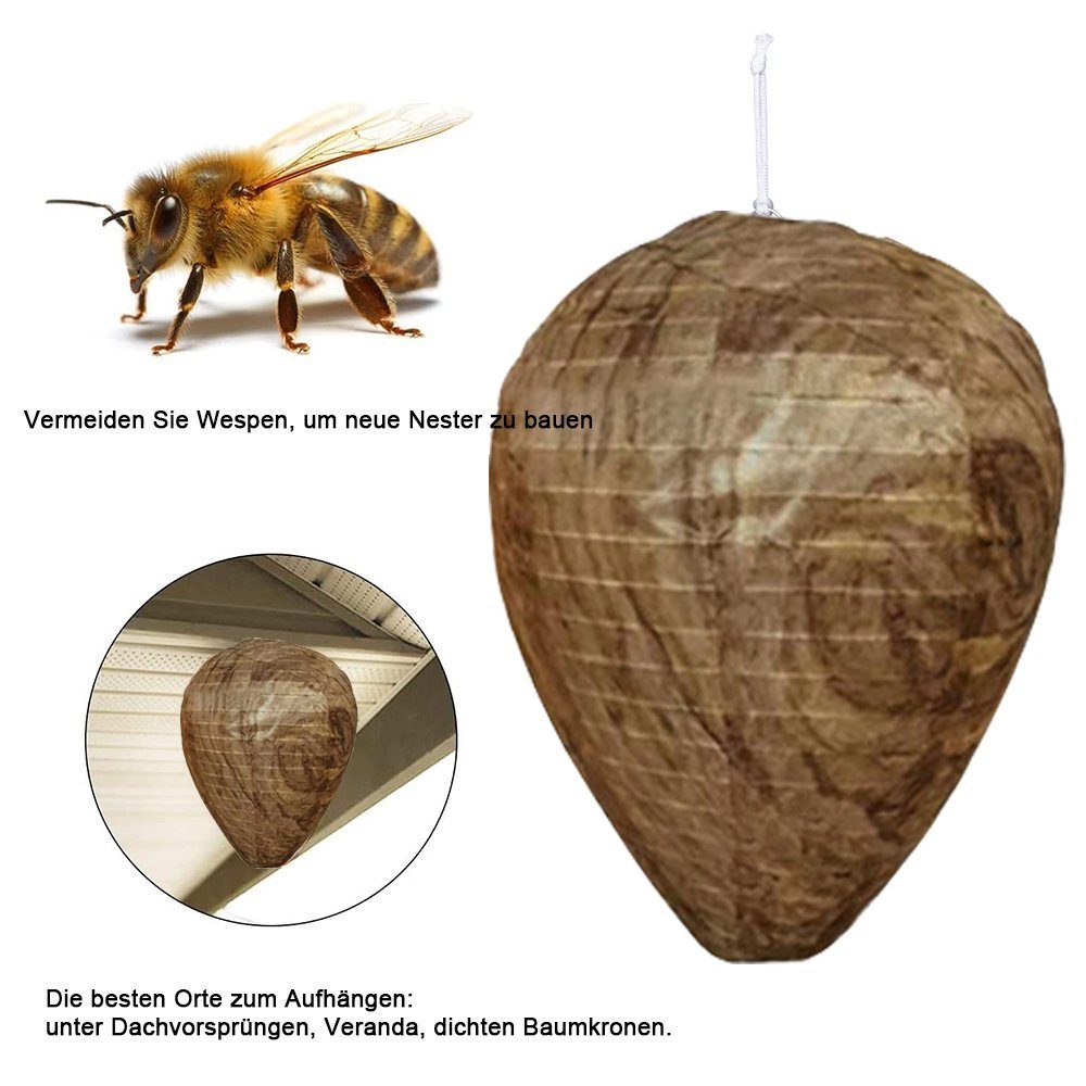 FeelGlad Türregal Bienenstockleuchten zur Abwehr von Wespen