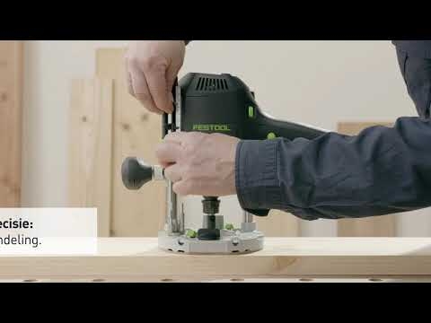 Festool 576540 OF 1400 EBQ-Plus bovenfreesmachine + Box-OF-S 8/10x Freesbox