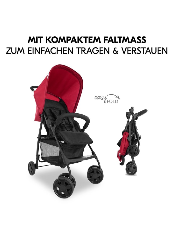 Hauck Buggy Sport inkl. Schutzpaket - Blue in rot günstig kaufen onesize