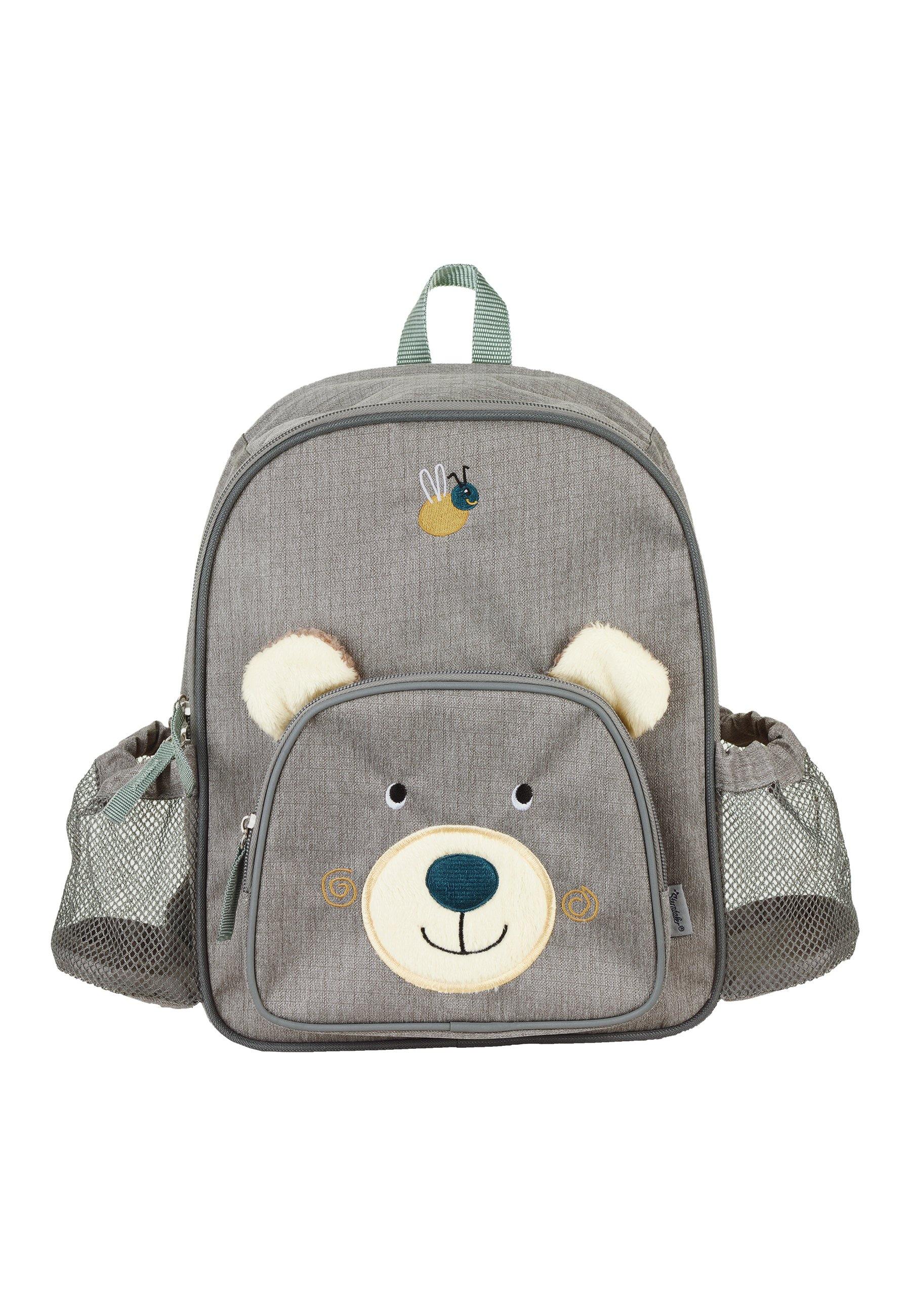 Funktions-Rucksack Bär Ben in Grau mit 3D-Ohren, 5L