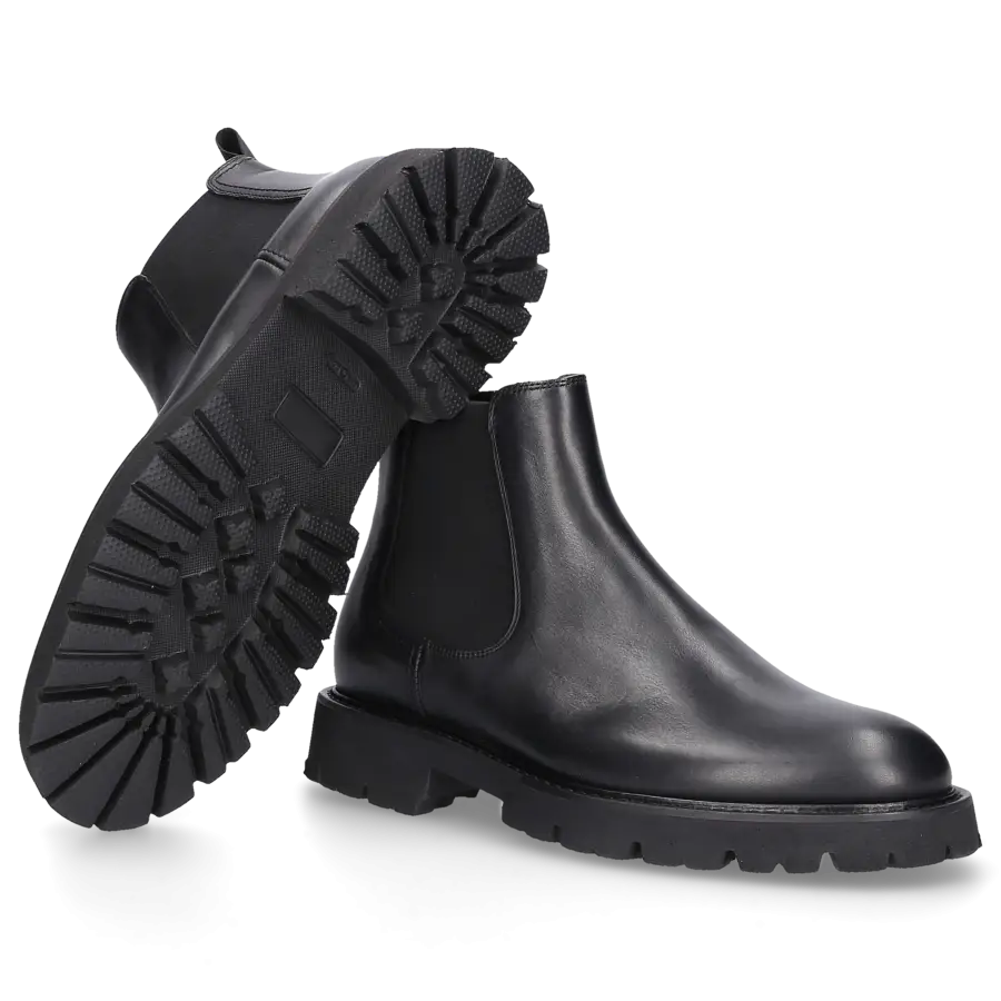 EN AVANT - Chelsea Boots 470-14 Kalbsleder - schwarz