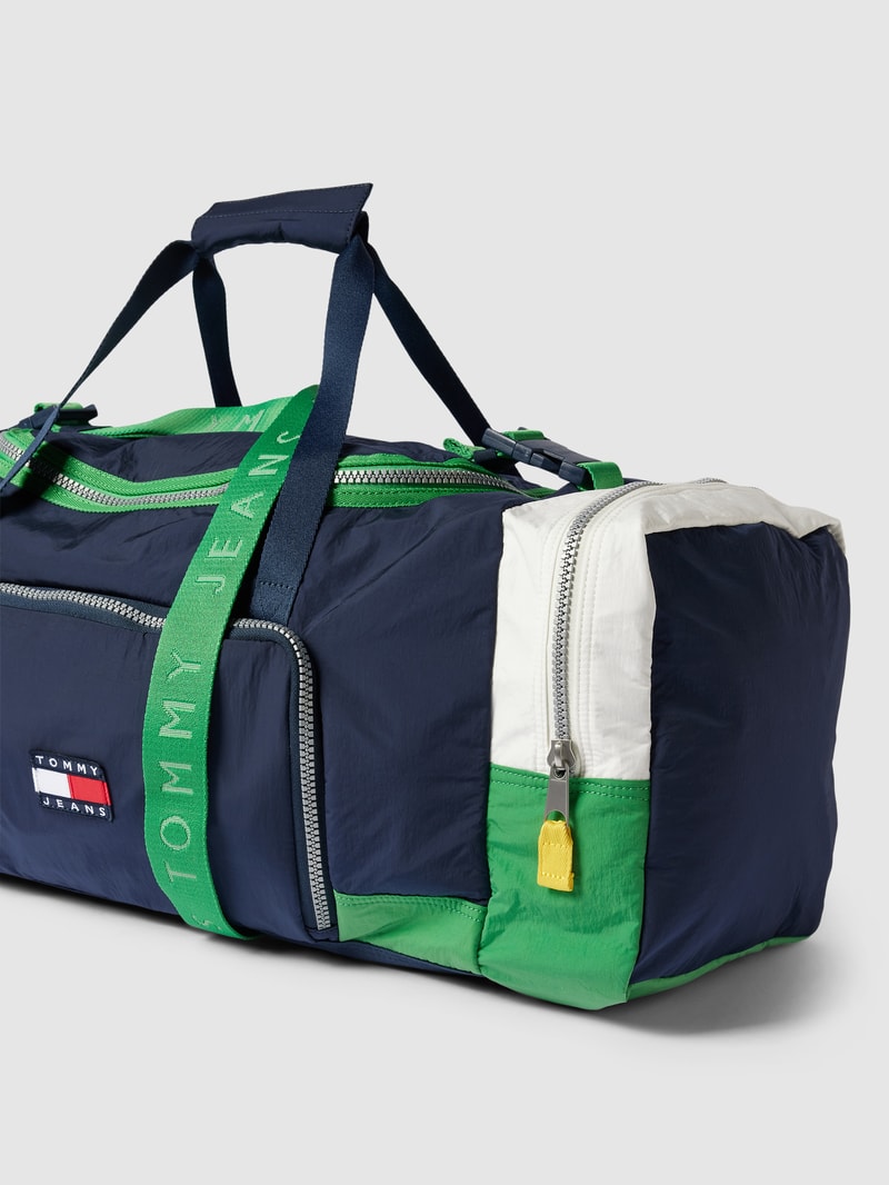 Duffle Bag mit Label-Details Modell 'HERITAGE PINNACLE' in grün