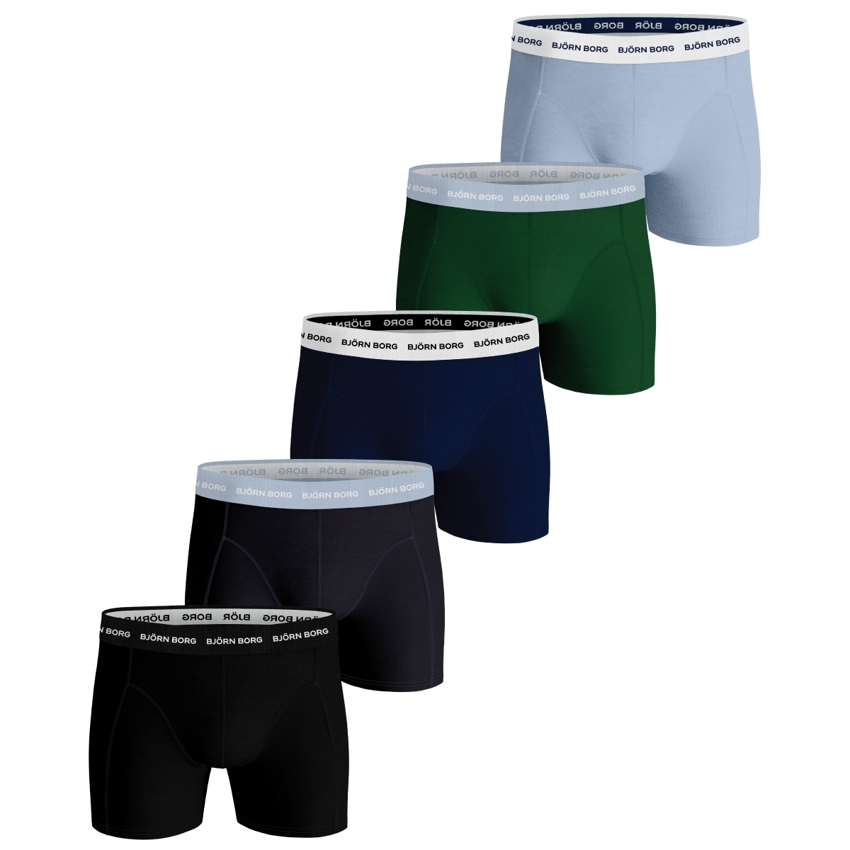 Björn Borg Essential Boxer 5er Pack Boxershorts multicolor