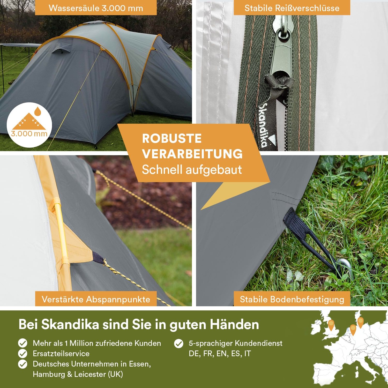 Skandika Daytona 6 Kuppelzelte