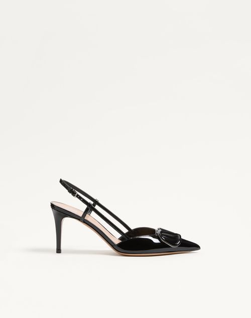 VLogo Signature Patent Slingback Pump 80mm