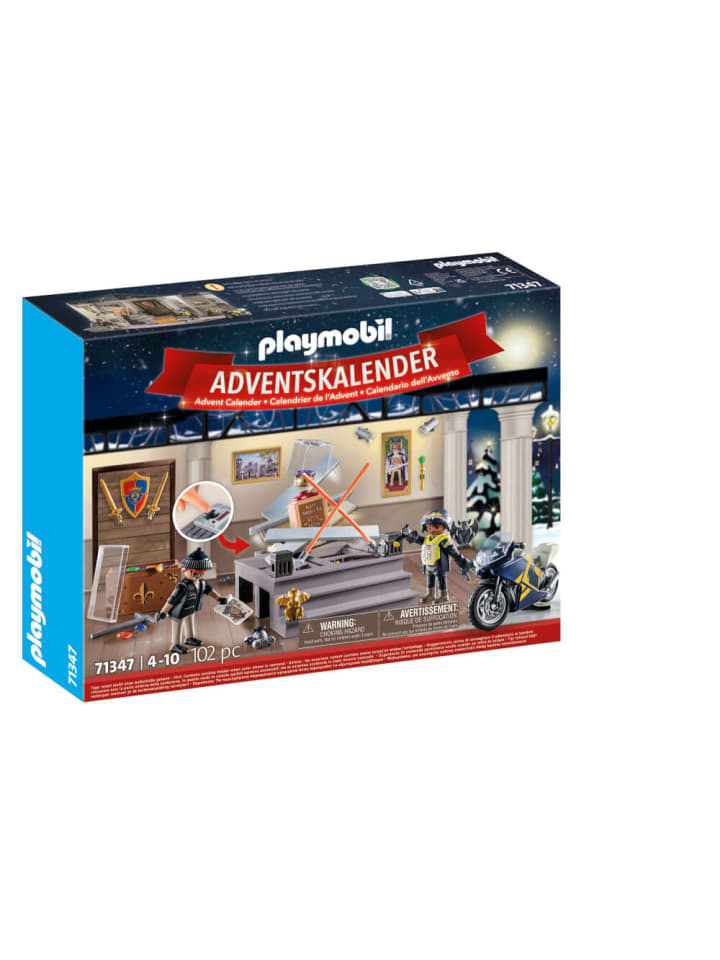 Playmobil Spielfigur Set City Adventskalender Polizei Museumsdiebstahl, ab 3 Jahre günstig kaufen onesize