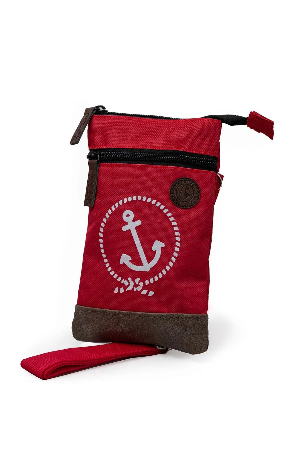 SCHIETWETTER  Messenger Bag - Rot - Unifarben